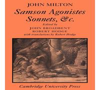 John Milton Samson Agonistes, Sonnets, & c. Paperback Book John Milton Multicolor