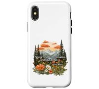 John Muir Quote For Wild and Free Trail Lovers Case for iPhone X/XS