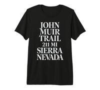 John Muir Trail 211 Miles Sierra Nevada Minimal Hiking Trail Premium T-Shirt