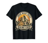 John Muir Trail Hiking Crew Hiker Squad Group Gift Retro T-Shirt
