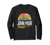 John Muir Trail - Vintage Distressed Graphic Tee Shirt Long Sleeve T-Shirt
