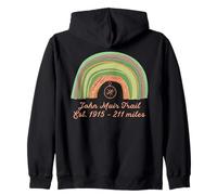 John Muir Trail Yosemite National Parks Backpacking Hiking Zip Hoodie