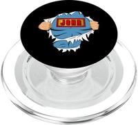 John Name Superhero for Boys PopSockets PopGrip for MagSafe