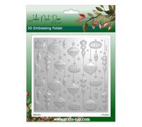 John Next Door 3D Embossing Folder Retro Baubles
