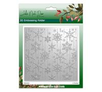 John Next Door 3D Embossing Folder Retro Snowflakes
