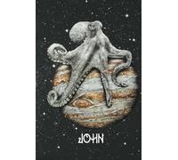 John Notebook: Astrological Moon Notebook - Unique Customized Galaxy Animal Journal for John - Personalized Name Gift Planner Dairy 110 Ruled Pages, ... Present for John : Thank You Gift for John