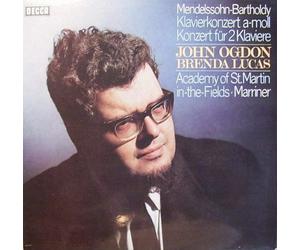 John Ogdon & Brenda Lucas - Mendelssohn-Bartholdy: Klavierkonzert a-moll / Konzert für 2 Klaviere E-dur [Vinyl LP] [Schallplatte] [Vinyl] Felix Mendelssohn-Bartholdy; Neville Marriner; Academy of St. Martin-in-the-Fields; John Ogdon & Brenda Lucas; John Ogdon and Brenda Lucas