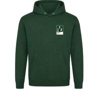 John Parrott Snooker Icon Frame Men's Hoodie - Bottle Green / L