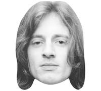 John Paul Jones (BW) Celebrity Mask, Flat Card Face, Fancy Dress Mask