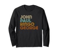 John Paul Ringo George Long Sleeve T-Shirt