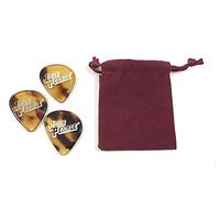 John Pearse Guitar Picks 3Pack Fast Turtles Faux tortoise Medium 2.4mm, FastTurtlesMedium