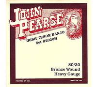 John Pearse Strings 2020H For Irish Tenor Banjo - 80/20 Bronze wound - Heavy Gauge