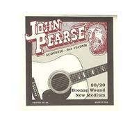 John Pearse Strings® 310NM For Acoustic Guitar - 80/20 Bronze Wound - New Medium Gauge 13-55 - Even Tension Set