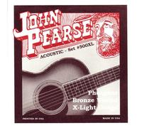 John Pearse Strings® 500XL For Acoustic Guitar - Phosphor Bronze Wound - X-Light Gauge 10-47