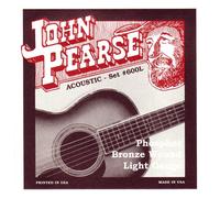 John Pearse Strings® 600L For Acoustic Guitar - Phosphor Bronze Wound - Light Gauge 12-53