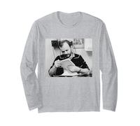 John Peel Radio 1 DJ 1982 by Virginia Turbett Long Sleeve T-Shirt