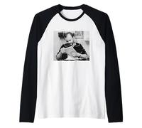 John Peel Radio 1 DJ 1982 by Virginia Turbett Raglan Baseball Tee