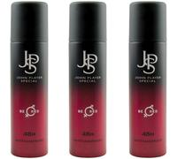 John Player Deo Spray Be Red 48H Antiperspirant 3 X 150Ml JPS Be Red Deodorant