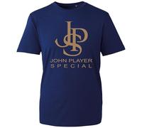 John Player Special T-Shirt, Funny Iconic Motorsports Logo Team Merch Bike Car Lover Shirt, Gift Unisex Tee Top (Navy, 2XL Years)