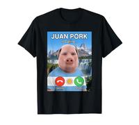 John Pork is Calling Brainrot Meme Argentina Flag Teen Boys T-Shirt