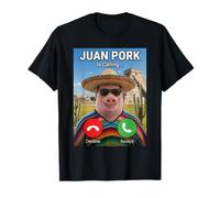 John Pork is Calling Brainrot Meme Mexico Juan Men Teen Boys T-Shirt
