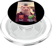 John Pork is Calling Internet Meme Character Funny Saying PopSockets PopGrip for MagSafe
