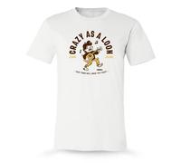 John Prine Crazy As A Loon T-Shirt White L White XL