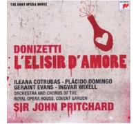 JOHN PRITCHARD/PLACIDO DOMINGO - L'ELISIR D'AMORE-SONY OPERA HOUSE 2 CD NEW