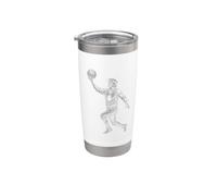 John Quincy Adams Basketball Stainless Steel Insulated Tumbler