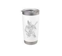 John Quincy Adams Guitar Stainless Steel Insulated Tumbler