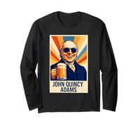 John Quincy Adams Portrait Long Sleeve T-Shirt