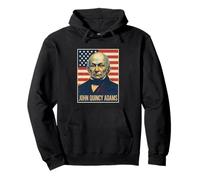 John Quincy Adams Portrait Pullover Hoodie