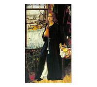 John Roddam Spencer Stanhope - Thoughts of the Past, vintage art, 12x8" (A4) Reproduction Poster Print