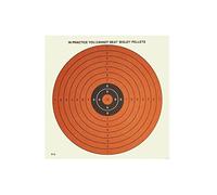 John Rothery Wholesale Red Day-Glo Targets 14cm x 14cm Pack of 50