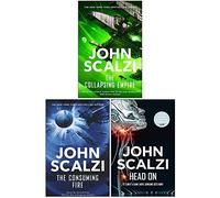 John Scalzi Collection 3 Books Set (The Collapsing Empire, The Consuming Fire, Head On)