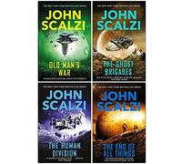 John Scalzi Old Mans War Series 4 books Collection Set (Old Mans War, The Ghost Brigades, The Human Division, The End of All Things)