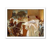 John Singer Sargent An Artist In His Studio Large Framed Art Print Poster Wall Decor 18x24