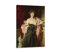 John Singer Sargent Art Poster Lady Helen Vincent Viscountess DAbernon Artworks Picture Print Wall Art Painting Canvas Decor Homes Decorative 08x12inch(20x30cm)