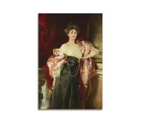 John Singer Sargent Art Poster Lady Helen Vincent Viscountess DAbernon Room Aesthetic Print Art Wall Painting Canvas Modern Bedroom Decor 08x12inch(20x30cm)