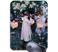 John Singer Sargent Carnation Lily Lily Rose Mouse Mat. Fine Art