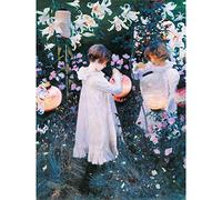 John Singer Sargent Carnation Lily Rose Painting Premium Wall Art Canvas Print 18X24 Inch