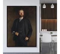 John Singer Sargent " Henry Cabot Lodge " Canvas Art Prints Painting Artwork Picture Poster Home Living Room Decoration(80x120cm/Frameless)