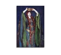 John Singer Sargent Painter Masterpiece Poster Ellen Terry As Lady Macbeth Painting On Canvas Wall Art Scroll Picture Print Living Room Walls Decor Homes 16x24inch(40x60cm)