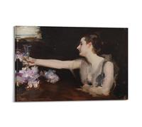 John Singer Sargent Painter's Artwork Madame Gautreau Drinking A Toast Posters Wall Art Prints Photo Picture Paintings Room Decor Home Decorative 16x24inch(40x60cm)