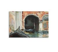 John Singer Sargent Painter's Artwork Venetian Canal Posters Wall Art Bedroom Prints Home Decor Hanging Picture Canvas 16x24inch(40x60cm)