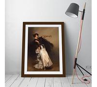 John Singer Sargent The Spanish Dancer Print Framed Wall Art Picture Print - A2 - Walnut Frame