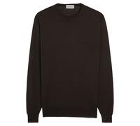 John Smedley Cherwell Merino Wool Jumper - Dark Brown - L