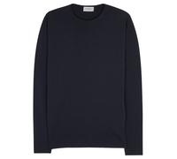 John Smedley Lundy Black Fine-knit Wool Jumper, Jumper, Merino Wool - Navy - XXL