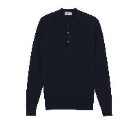 John Smedley Mens Belpers Polo Shirt Midnight MIDNIGHT L