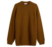 John Smedley Men's Couper Moss Stitch British Wool Jumper Umber